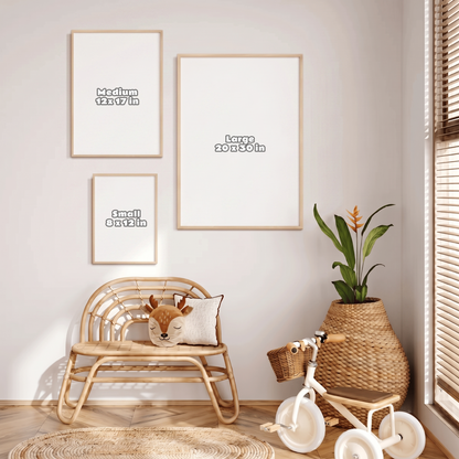Personalized Excavator Poster